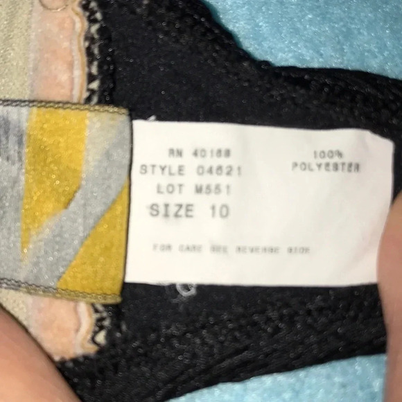 𝅺Mainstream wrap skirt cover up green size S/M matching swim top black size 10 - Picture 4 of 6